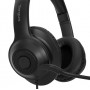 Targus AEH102GL cuffia e auricolare Cablato A Padiglione Musica e Chiamate USB tipo A Nero
