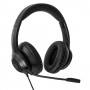 Targus AEH102GL cuffia e auricolare Cablato A Padiglione Musica e Chiamate USB tipo A Nero