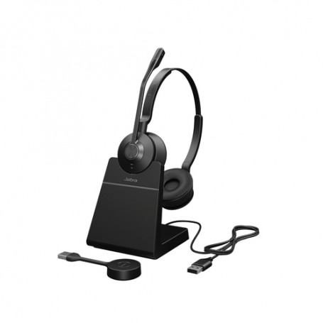 Jabra Engage 55 Auricolare Wireless A Padiglione Ufficio Bluetooth Base di ricarica Nero