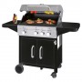 ProfiCook PC-GG 1219 Barbecue/grill Kamado Zona cottura Gas Nero, Acciaio inossidabile 9900 W