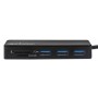 Manhattan 164931 hub di interfaccia USB 3.2 Gen 1 (3.1 Gen 1) Type-A 5000 Mbit/s Nero