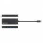 Manhattan 164924 hub di interfaccia USB 3.2 Gen 1 (3.1 Gen 1) Type-C 5000 Mbit/s Nero