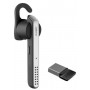 Jabra Stealth UC (MS) Auricolare Wireless In-ear, A clip Musica e Chiamate Micro-USB Bluetooth Nero, Grigio