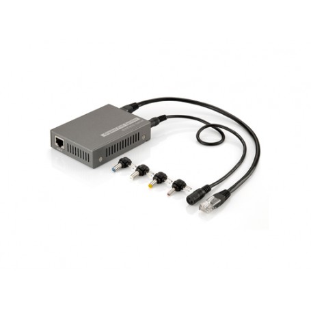 LevelOne POS-3000 divisore di rete Nero Supporto Power over Ethernet (PoE)