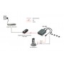 LevelOne POS-3000 divisore di rete Nero Supporto Power over Ethernet (PoE)