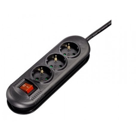 Hama Vis-à-vis Nero 3 presa(e) AC 230 V 1,4 m