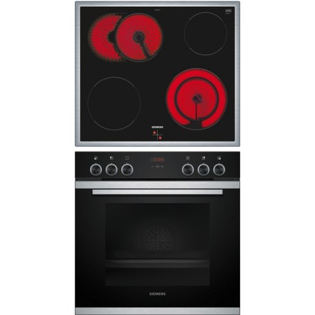 Siemens HE213BBS0 + EA64RGNA1E set di elettrodomestici da cucina Ceramica Forno elettrico