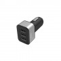 Hama 00223352 Caricabatterie per dispositivi mobili Nero, Metallico Auto
