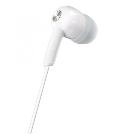 Hama Gloss Cuffie Cablato In-ear MUSICA Grigio, Bianco