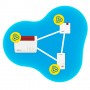FRITZ!Repeater 1200 AX 3000 Mbit/s Collegamento ethernet LAN Wi-Fi Bianco 1 pz