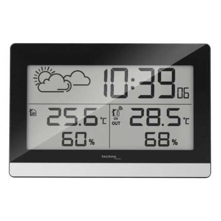 Technoline WS 9255 stazione meteorologica digitale Nero, Argento
