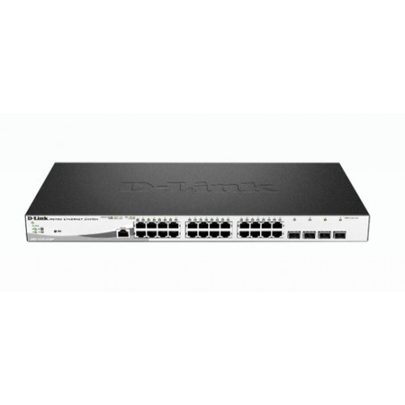 D-Link DGS-1210-28MP/E switch di rete Gestito L2 Gigabit Ethernet (10/100/1000) Supporto Power over Ethernet (PoE) 1U Ne