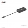 CLUB3D CSV-1598 hub di interfaccia USB 3.2 Gen 2 (3.1 Gen 2) Type-C 10000 Mbit/s Nero