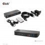 CLUB3D CSV-1382 switch per keyboard-video-mouse (kvm) Nero