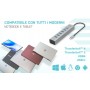 i-tec C31HUBMETAL703 hub di interfaccia USB 3.2 Gen 1 (3.1 Gen 1) Type-C 5000 Mbit/s Grigio