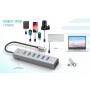 i-tec C31HUBMETAL703 hub di interfaccia USB 3.2 Gen 1 (3.1 Gen 1) Type-C 5000 Mbit/s Grigio