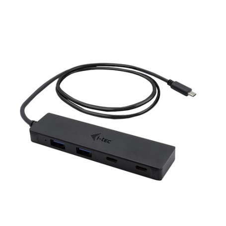 i-tec Metal C31HUBMETAL2A2C85 hub di interfaccia USB 3.2 Gen 1 (3.1 Gen 1) Type-C 5000 Mbit/s Nero