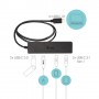 i-tec Metal C31HUBMETAL2A2C85 hub di interfaccia USB 3.2 Gen 1 (3.1 Gen 1) Type-C 5000 Mbit/s Nero