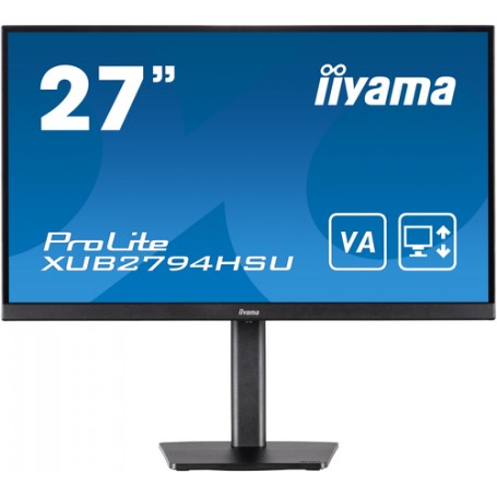 iiyama ProLite XUB2794HSU-B1 Monitor PC 68,6 cm (27") 1920 x 1080 Pixel Full HD LCD Nero