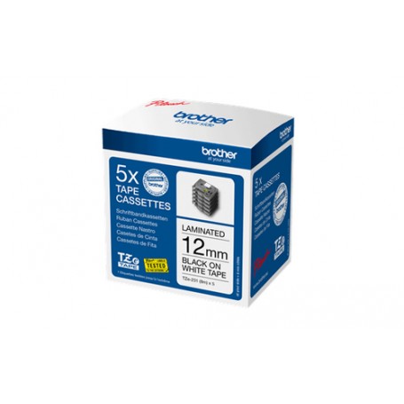 Brother TZE-231M5 nastro per etichettatrice Nero su bianco