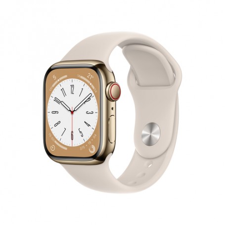 Apple Watch Series 8 OLED 41 mm 4G Oro GPS (satellitare)
