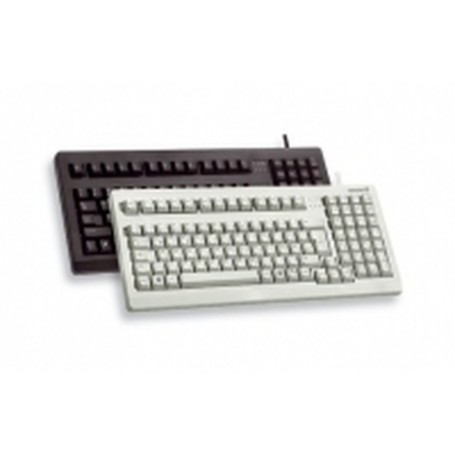 CHERRY 19" compact PC keyboard G80-1800 FR tastiera USB + PS/2 QWERTY Grigio