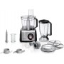 Bosch MC812M814 robot da cucina 1250 W 3,9 L Nero, Acciaio inossidabile, Trasparente