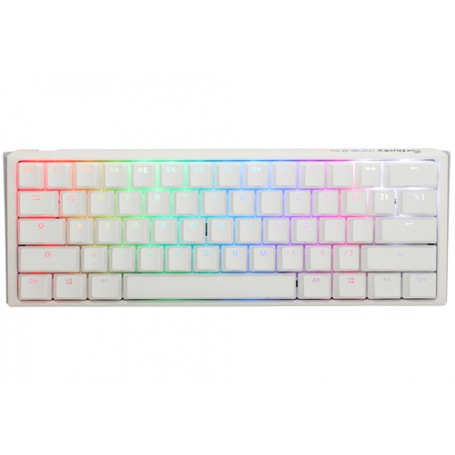 Ducky One 3 Mini Pure White tastiera USB Tedesco Bianco