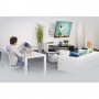 Hama 00118084 Supporto TV a parete 121,9 cm (48") Nero, Bianco