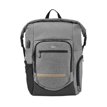Hama Terra borsa per notebook 39,6 cm (15.6") Zaino Grigio