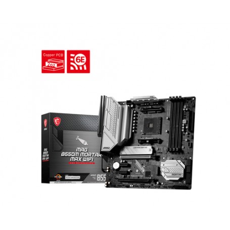 MSI MAG B550M MORTAR MAX WIFI AMD B550 Socket AM4 micro ATX