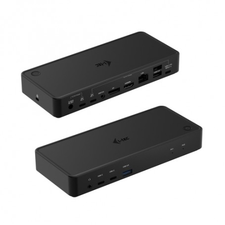 i-tec C31DUALKVMDOCKPD replicatore di porte e docking station per notebook Cablato USB 3.2 Gen 1 (3.1 Gen 1) Type-C Nero