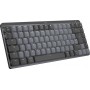 Logitech MX Mini Mechanical for Mac tastiera Bluetooth QWERTZ Tedesco Grafite, Grigio