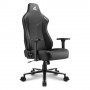 Sharkoon SGS30 Sedia per gaming universale Sedia imbottita tappezzata Nero, Bianco