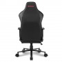 Sharkoon SGS30 Sedia per gaming universale Sedia imbottita tappezzata Nero, Rosso
