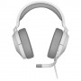 Corsair HS55 STEREO Auricolare Cablato A Padiglione Giocare Bianco