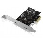 ICY BOX IB-PCI1902-C31 scheda di interfaccia e adattatore Interno USB 3.2 Gen 2 (3.1 Gen 2)