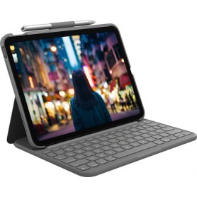 Logitech Slim Folio Grigio Bluetooth QWERTZ Tedesco