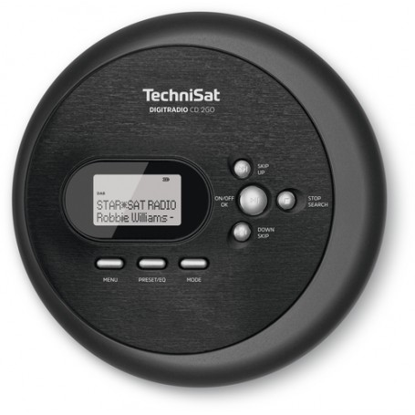 TechniSat DIGITRADIO CD 2GO Lettore CD personale Nero