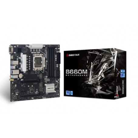 Biostar B660MX-E PRO scheda madre Intel B660 LGA 1700 micro ATX