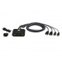 ATEN CS22HF switch per keyboard-video-mouse (kvm) Nero