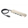 ATEN UH3239 Cablato USB 3.2 Gen 1 (3.1 Gen 1) Type-C Nero, Oro