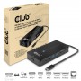CLUB3D CSV-1595 hub di interfaccia USB 3.2 Gen 1 (3.1 Gen 1) Type-C 5000 Mbit/s Nero
