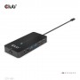 CLUB3D CSV-1595 hub di interfaccia USB 3.2 Gen 1 (3.1 Gen 1) Type-C 5000 Mbit/s Nero