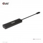 CLUB3D CSV-1596 hub di interfaccia USB 3.2 Gen 1 (3.1 Gen 1) Type-C 5000 Mbit/s Nero