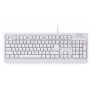 Perixx PERIBOARD-517 tastiera USB QZERTY Inglese Bianco