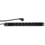 LogiLink PDU9C03 protezione da sovraccarico Nero 9 presa(e) AC 230 V 2 m