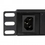 LogiLink PDU8A02 unità di distribuzione dell'energia (PDU) 8 presa(e) AC 1U Nero