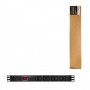 LogiLink PDU8A02 unità di distribuzione dell'energia (PDU) 8 presa(e) AC 1U Nero