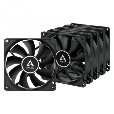 ARCTIC F9 Case per computer Ventilatore 9,2 cm Nero 5 pz